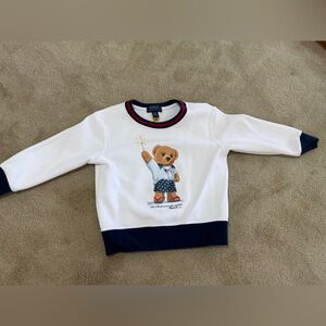 Polo by Ralph Lauren White and Navy Kids Shirt